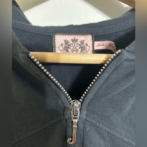 Juicy Couture size M grey zip up - Picture 2 of 4